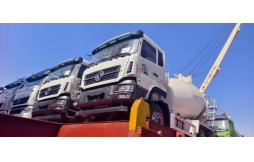 Envío de camiones mezcladores en Perú